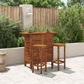 Bartisch 110x50x105 cm Massivholz Akazie