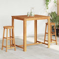 Barhocker 2 Stk. Massivholz Akazie