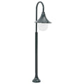 Garten-Pollerleuchte E27 120 cm Aluminium Dunkelgrün