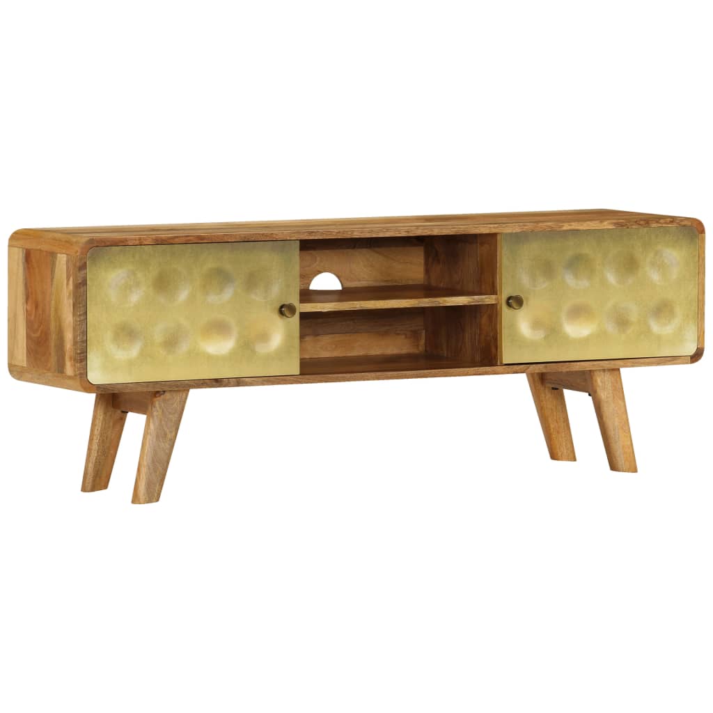 TV-Schrank Massivholz Mango 120x30x45 cm