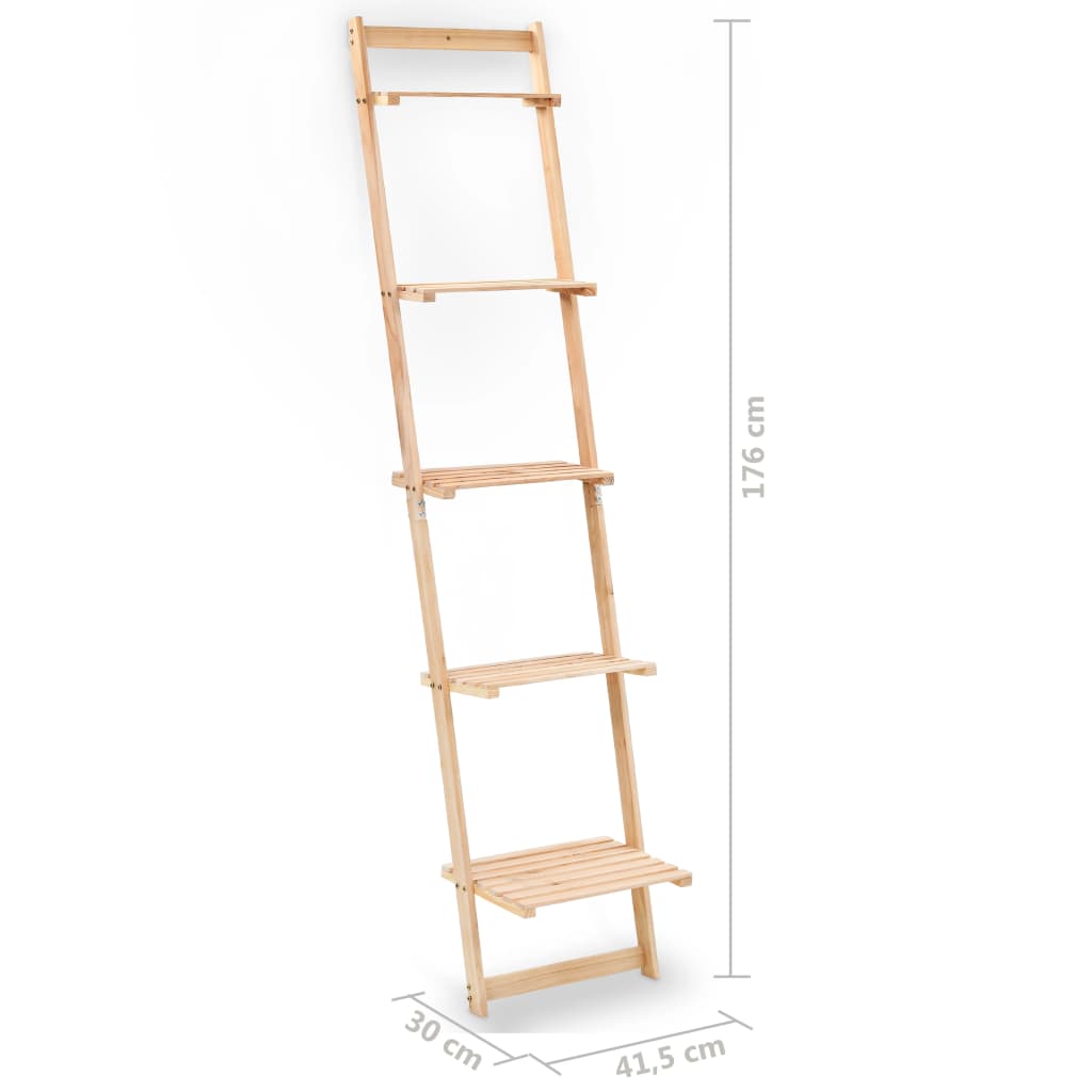 Leiterregal Zedernholz 41,5x30x176 cm