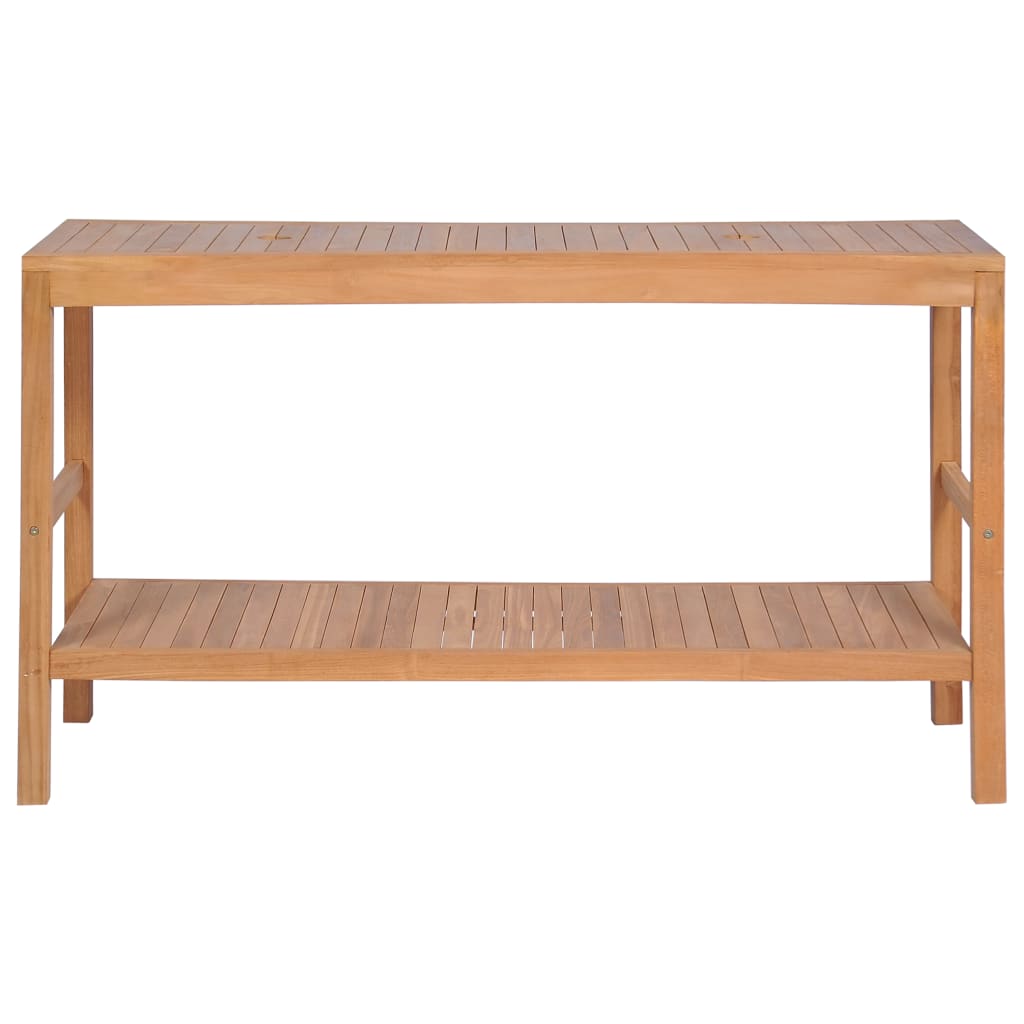 Waschtischunterschrank Massivholz Teak 132x45x75 cm