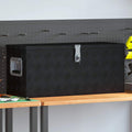 Aluminiumkiste 70×24×42 cm Trapezförmig Silbern