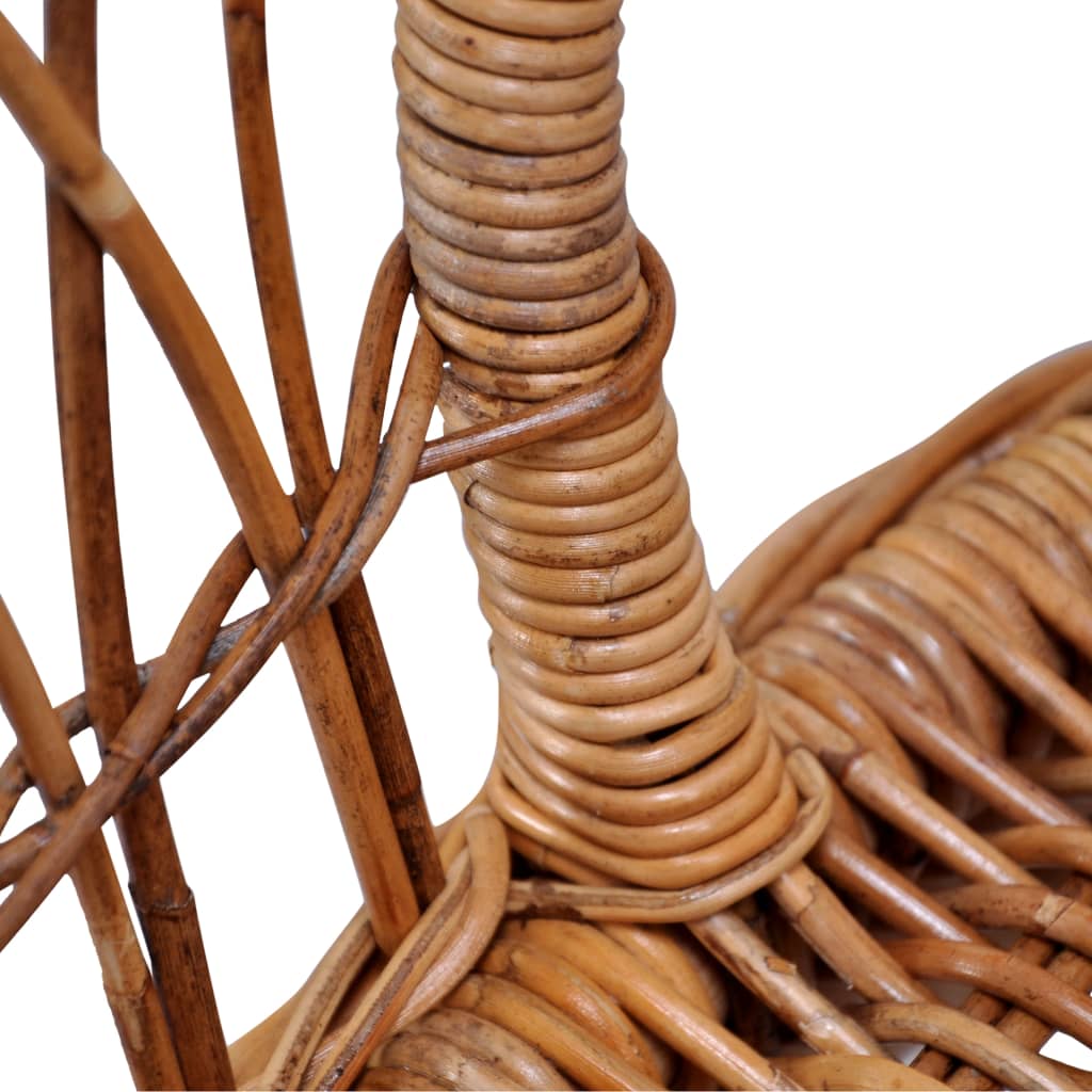 Gartenstuhl Rattan Natur Braun