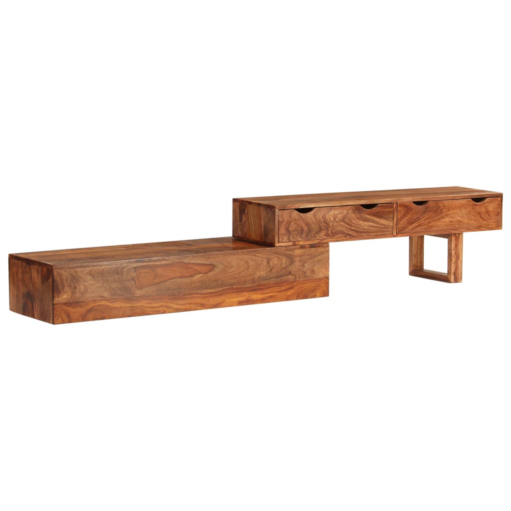 TV-Schrank 200×30×35 cm Massivholz Akazie