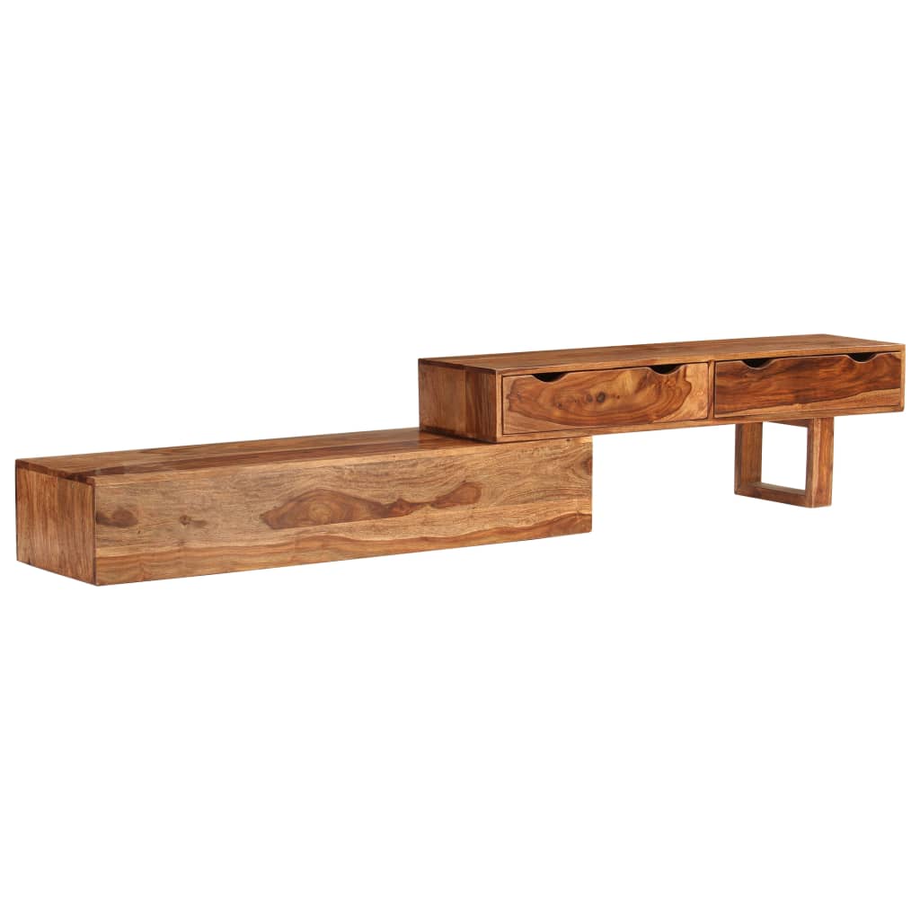 TV-Schrank 200×30×35 cm Massivholz Akazie