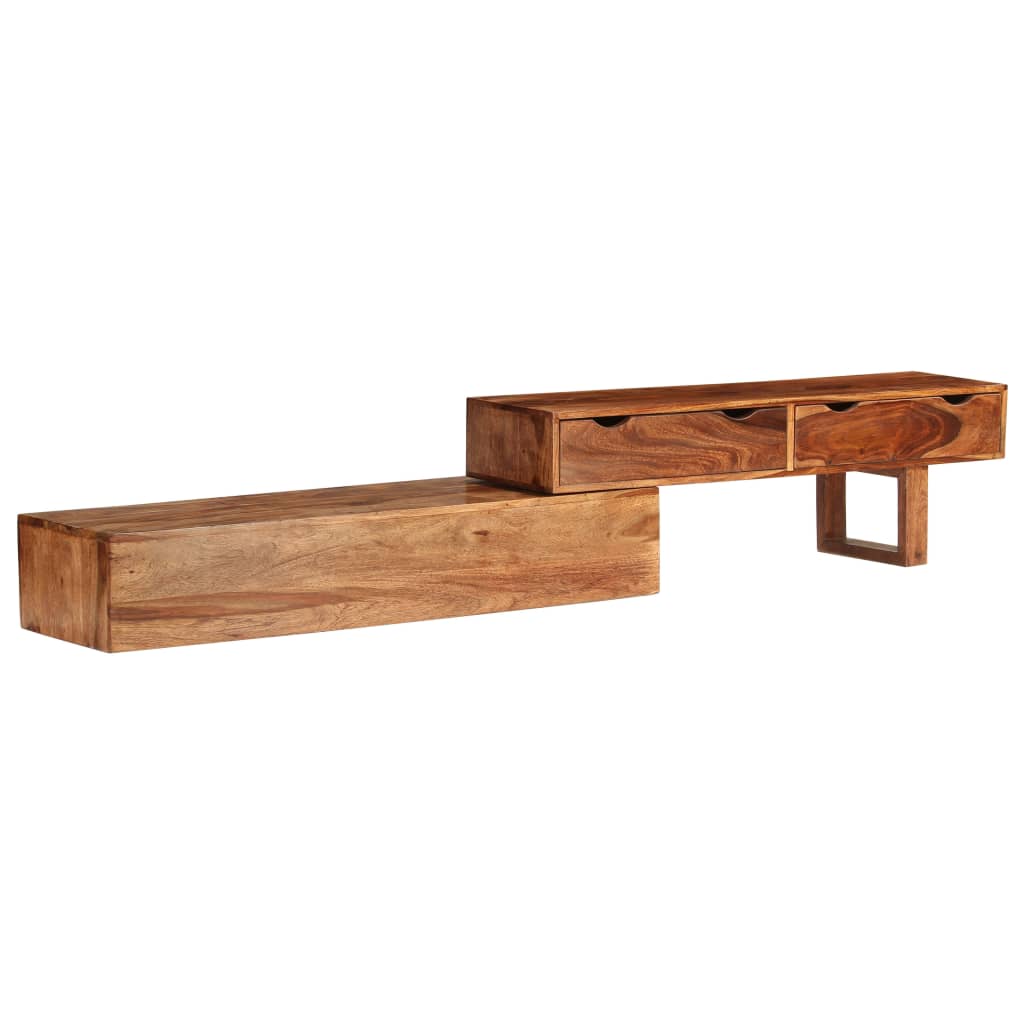 TV-Schrank 200×30×35 cm Massivholz Akazie