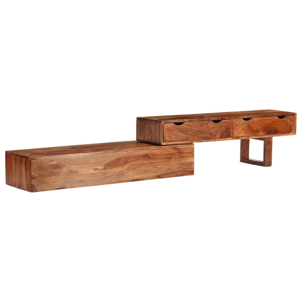 TV-Schrank 200×30×35 cm Massivholz Akazie