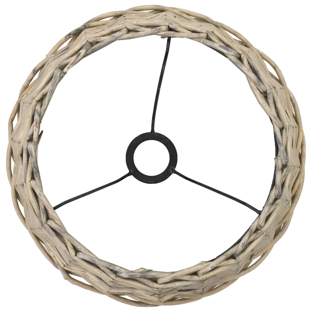 Lampenschirm Korbweide 38 x 23 cm Natur
