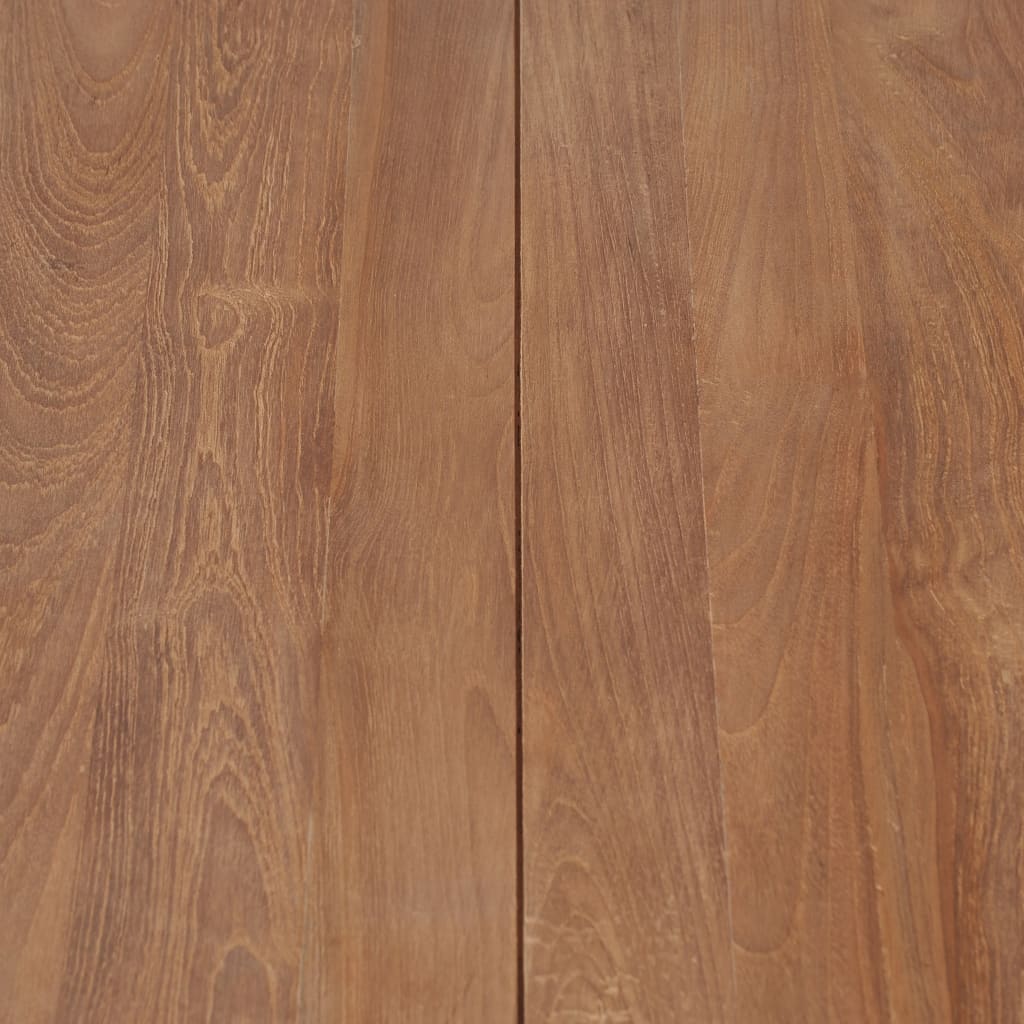 Couchtisch Massivholz Teak Natur 60x60x40 cm