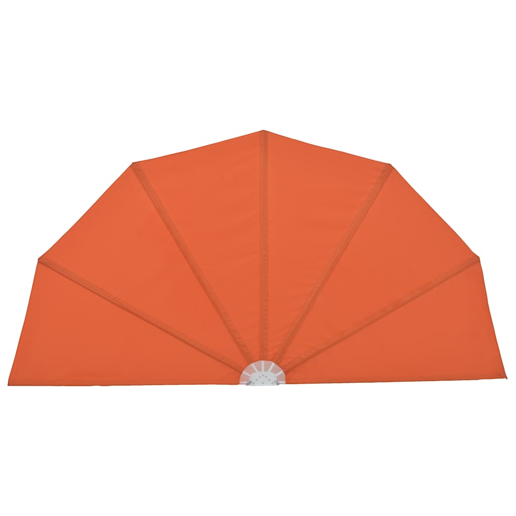 Faltbarer Terrassen-Seitenfächer Terracotta-Rot 200 cm
