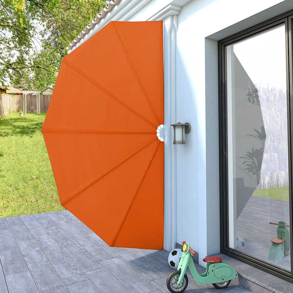 Faltbarer Terrassen-Seitenfächer Terracotta-Rot 200 cm
