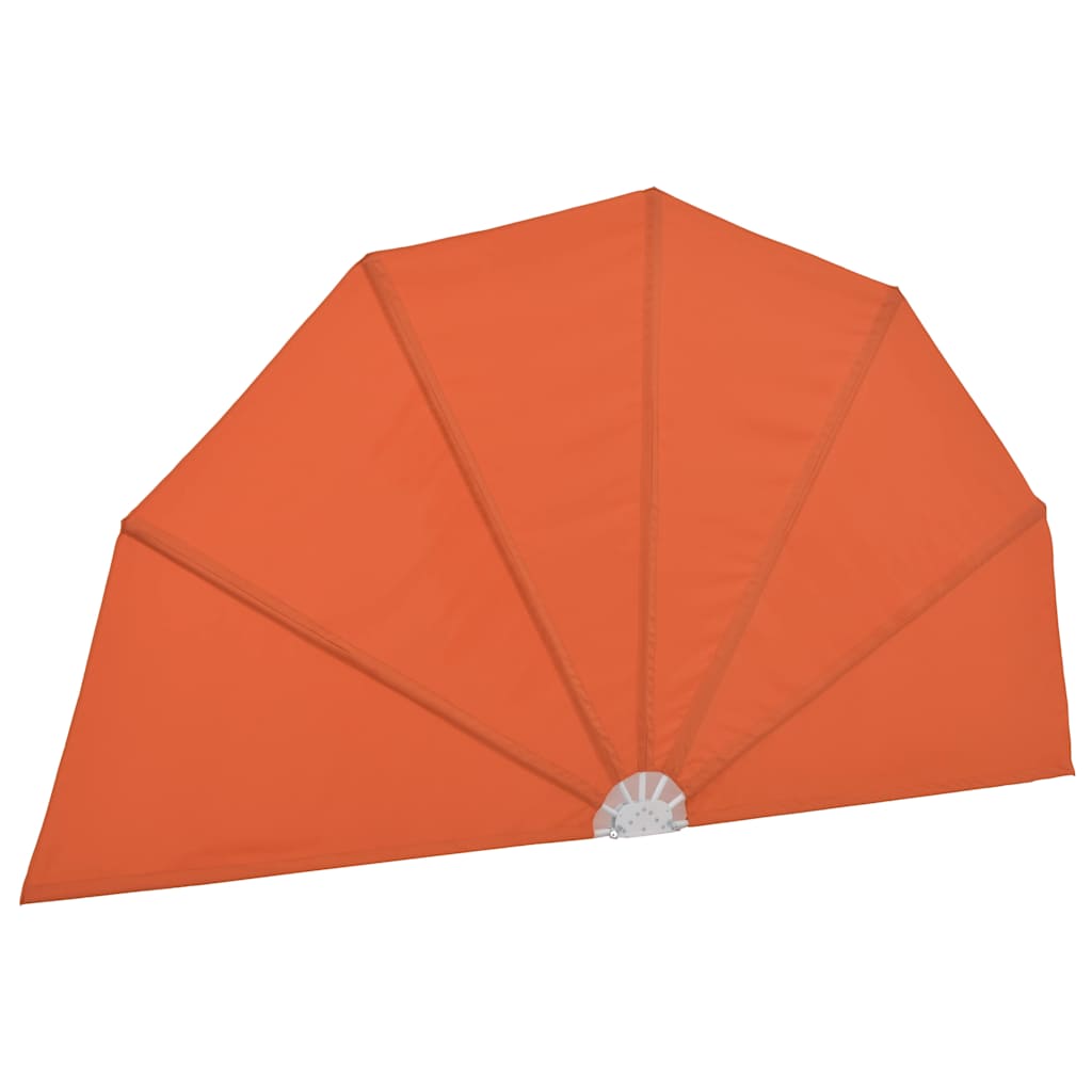 Faltbarer Terrassen-Seitenfächer Terracotta-Rot 200 cm