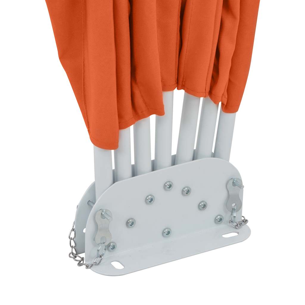 Faltbarer Terrassen-Seitenfächer Terracotta-Rot 200 cm
