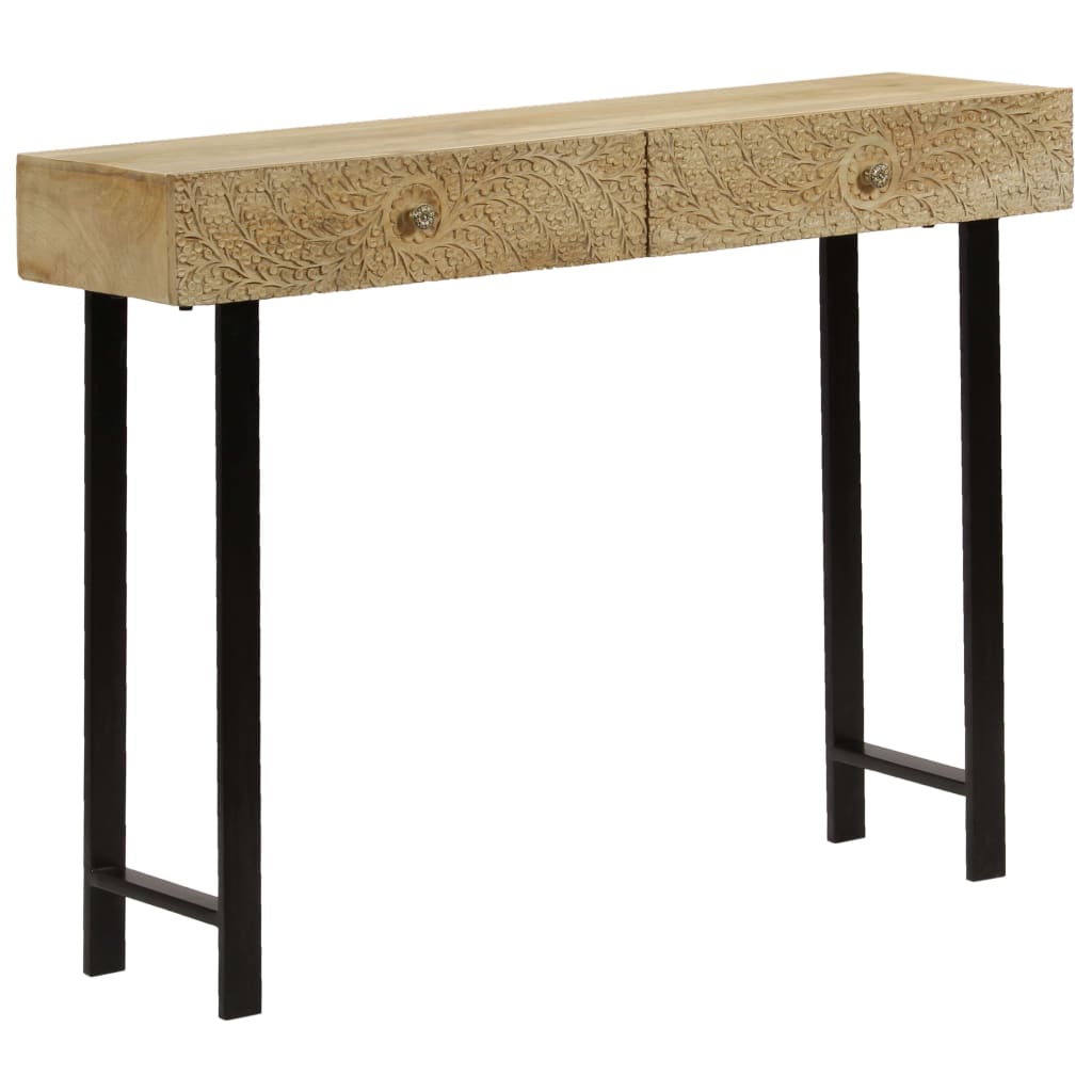 Konsolentisch Massivholz Mango 102x30x79 cm