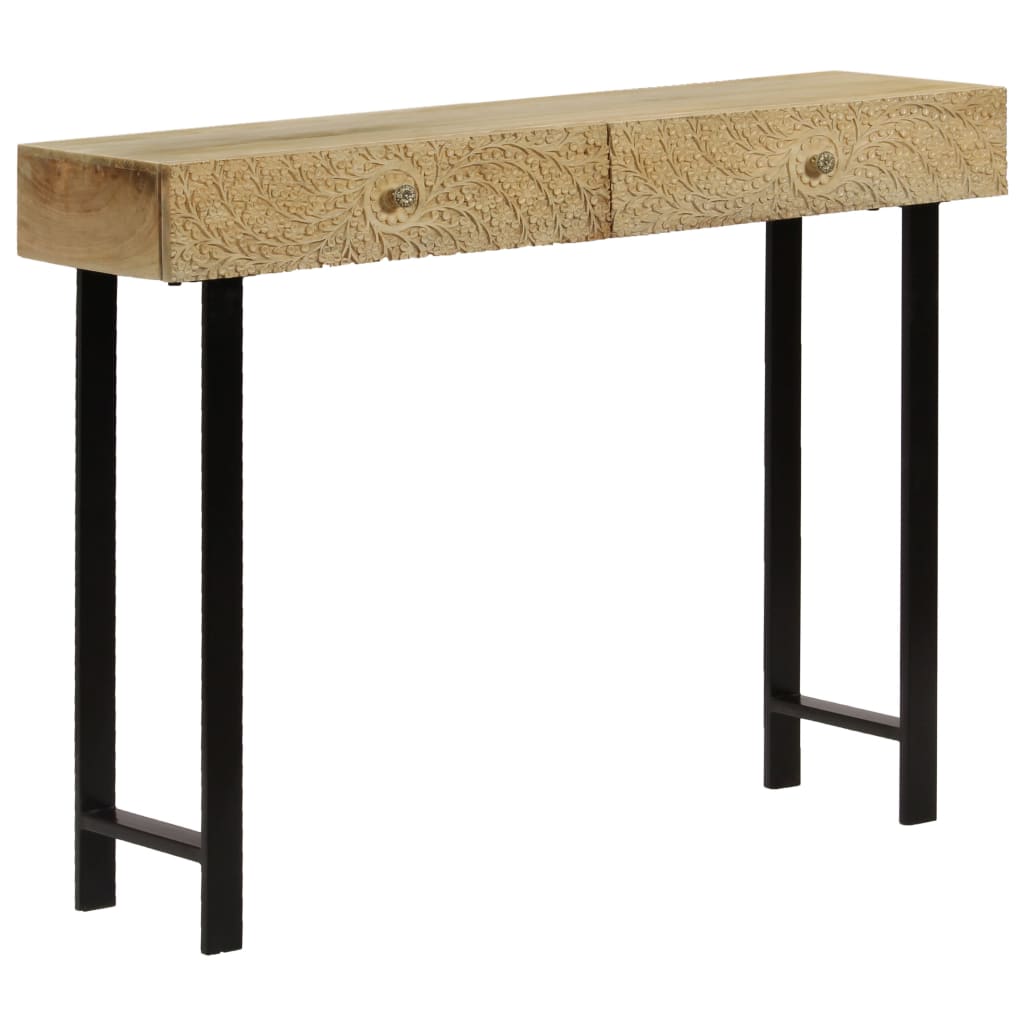 Konsolentisch Massivholz Mango 102x30x79 cm