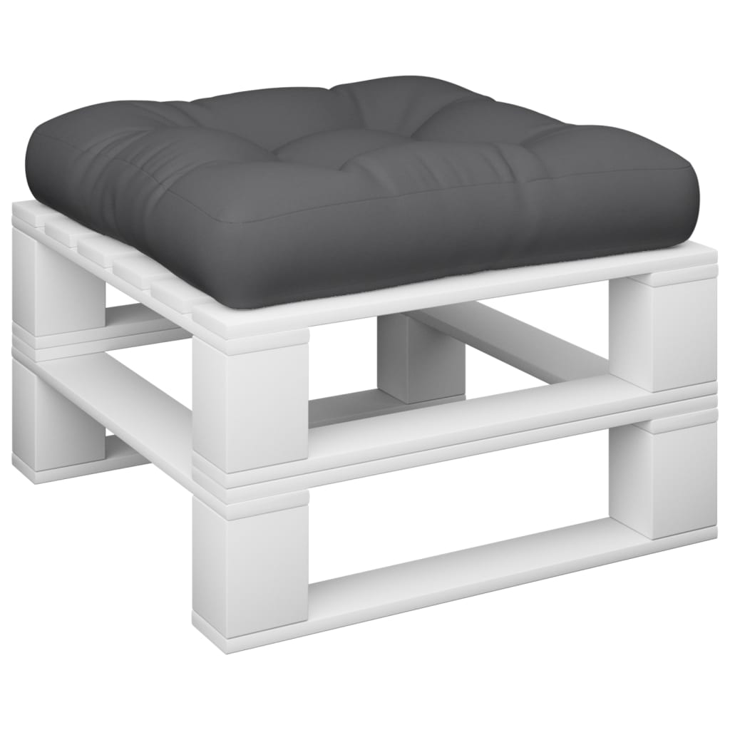 Palettenkissen Grau 58x58x10 cm Stoff