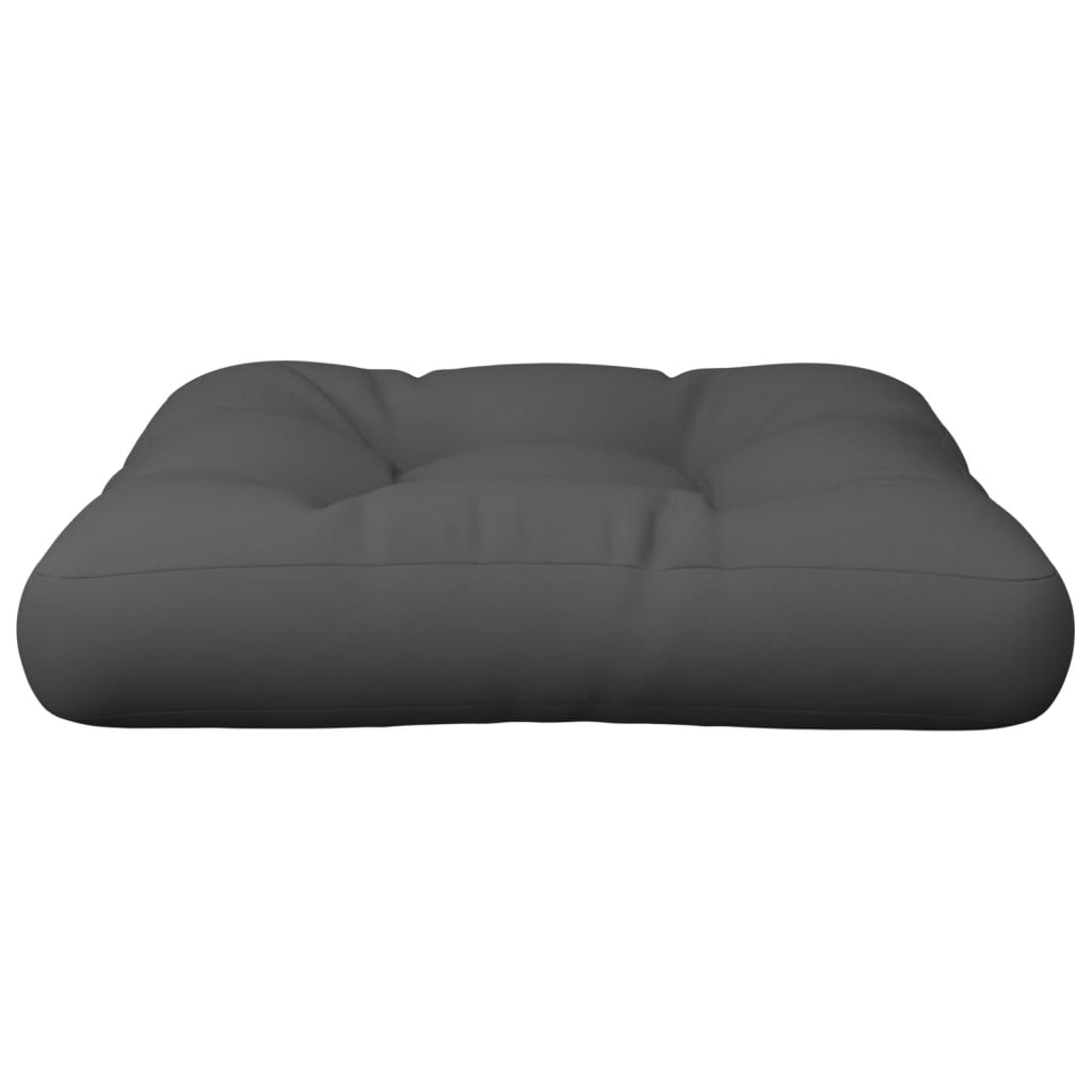 Palettenkissen Grau 58x58x10 cm Stoff