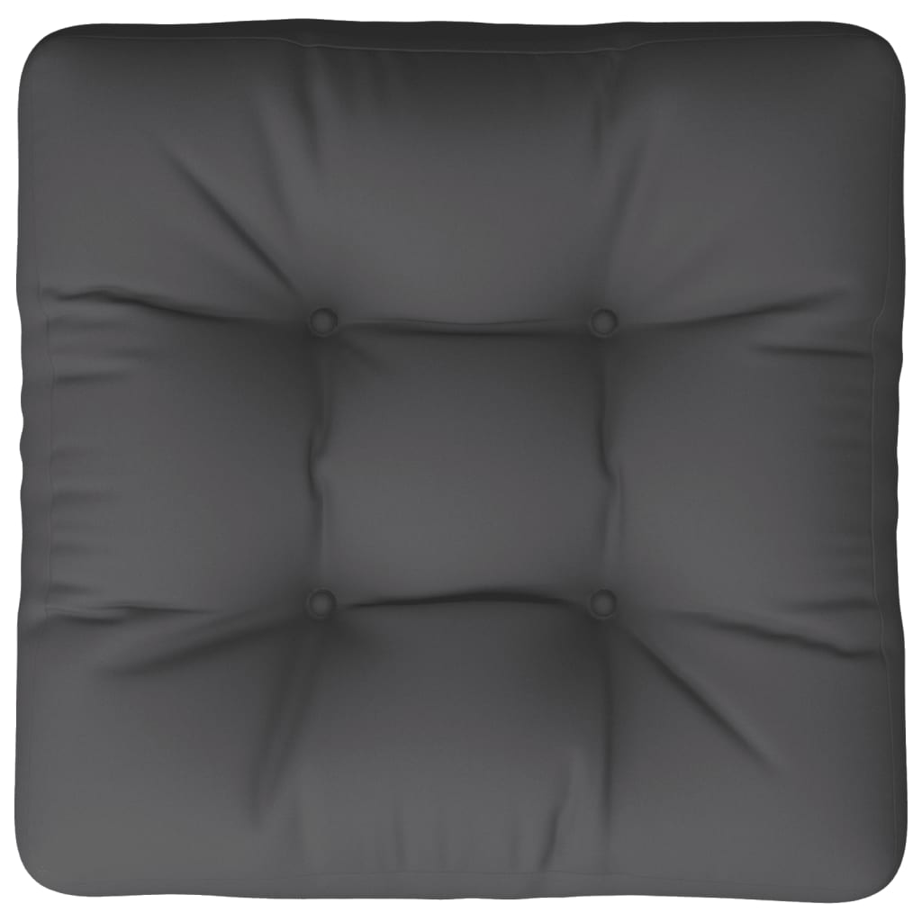 Palettenkissen Grau 58x58x10 cm Stoff