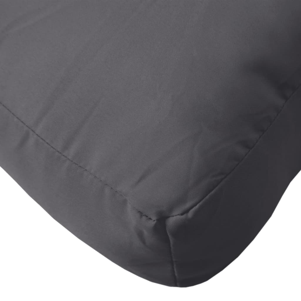 Palettenkissen Grau 58x58x10 cm Stoff