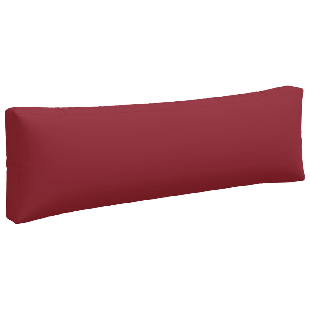 Palettenkissen 3-tlg. Rot Stoff