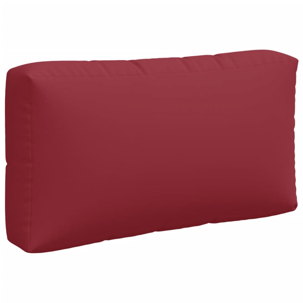 Palettenkissen 3-tlg. Rot Stoff