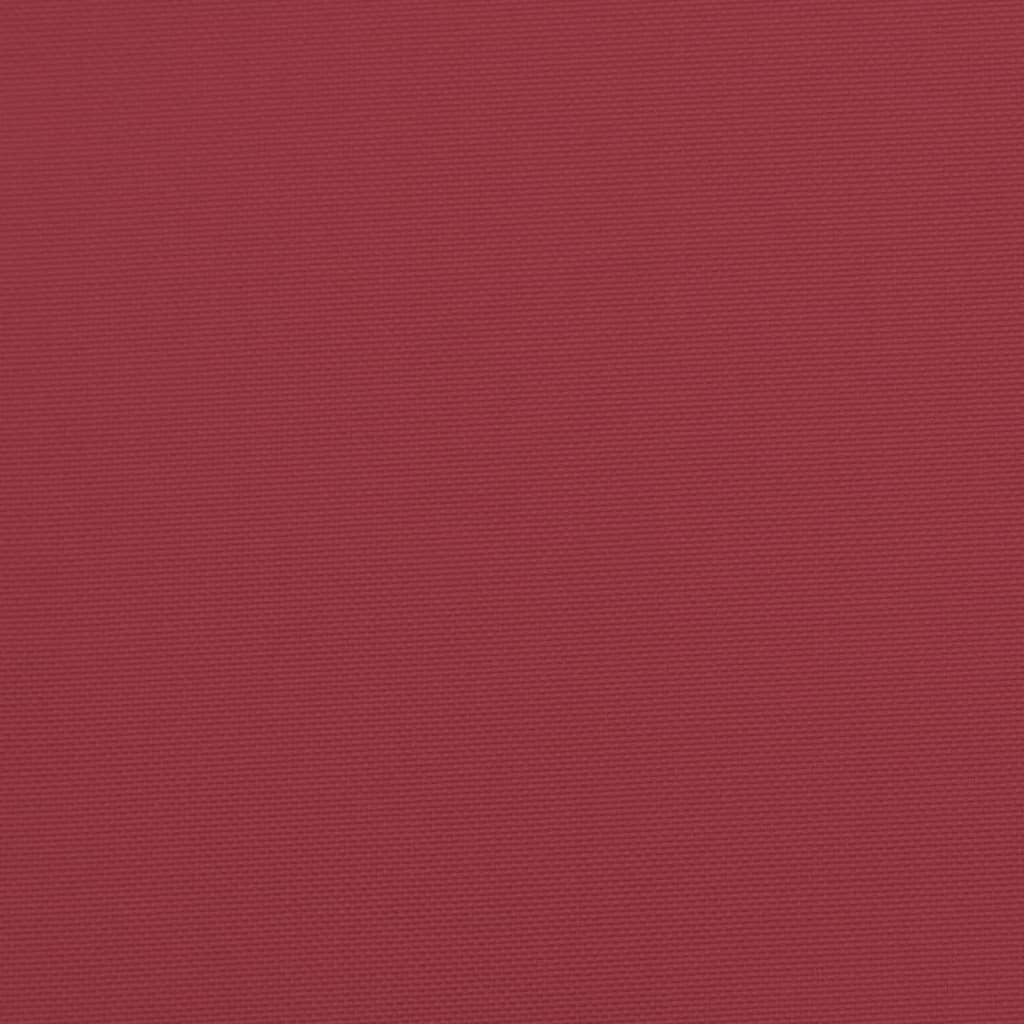 Palettenkissen 3-tlg. Rot Stoff