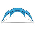 Kuppelpavillon 450x450x265 cm Hellblau