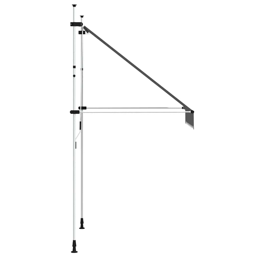 Einziehbare Markise Handbetrieben 150 cm Anthrazit