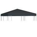 Pavillondach 310 g/m² 3x3 m Grau