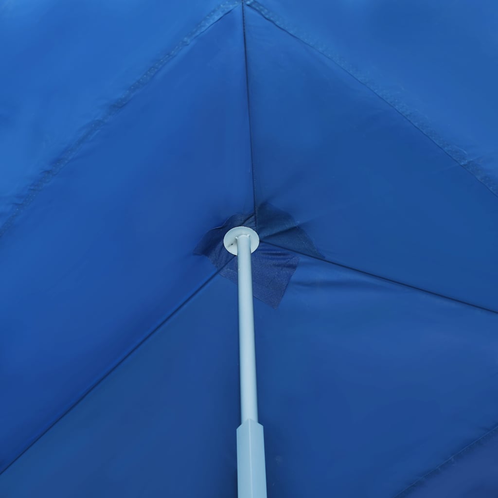Faltzelt Partyzelt Pop-Up mit 8 Seitenwänden 870x291x315 cm Blau