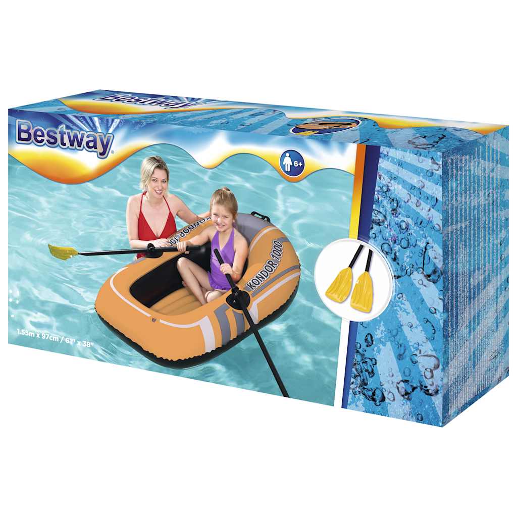 Schlauchboot-Set Kondor 1000 Set 155x93 cm 61078