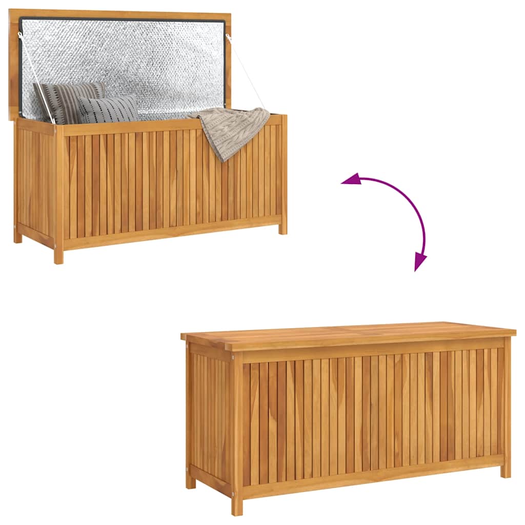 Gartenbox 120x50x58 cm Massivholz Teak