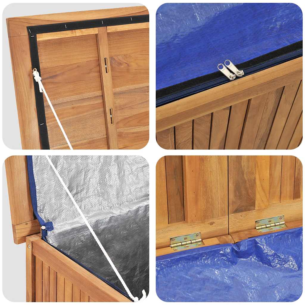 Gartenbox 120x50x58 cm Massivholz Teak