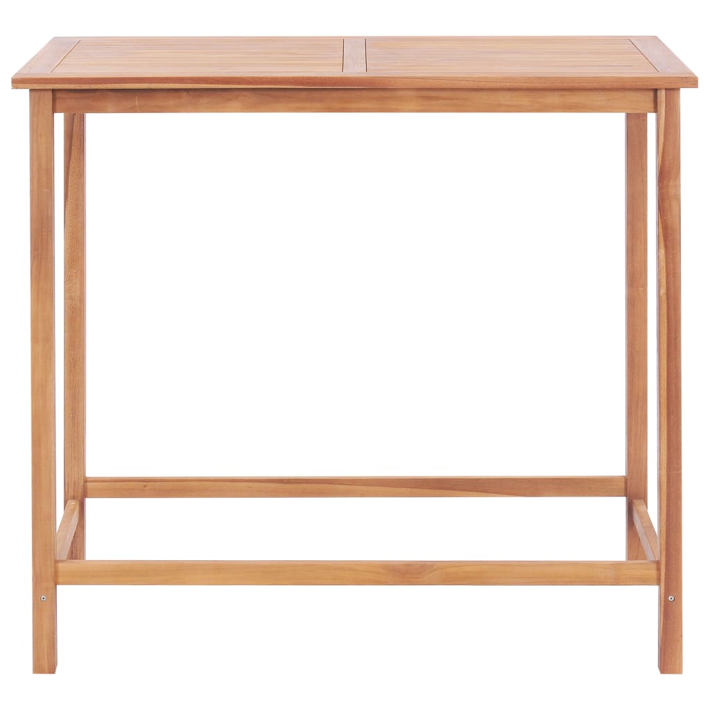 Garten-Bartisch 120x65x110 cm Massivholz Teak