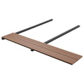 Terrassendiele 4 pcs Hellbraun WPC
