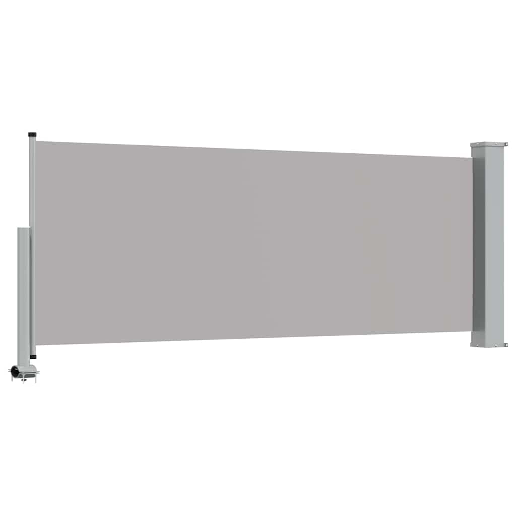 Ausziehbare Seitenmarkise 100x300 cm Grau