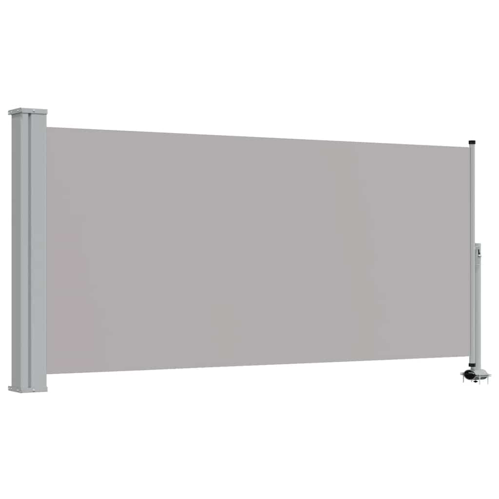 Ausziehbare Seitenmarkise 120x300 cm Grau
