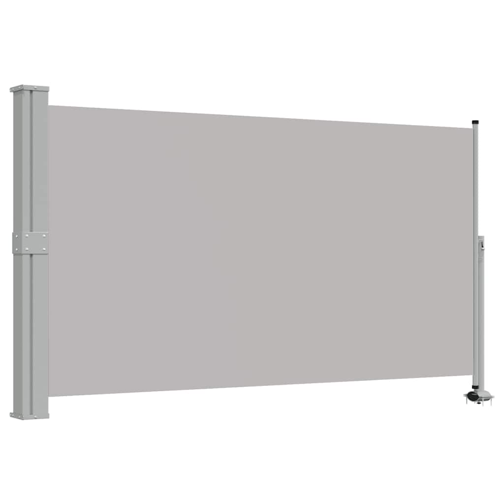 Ausziehbare Seitenmarkise 140x300 cm Grau