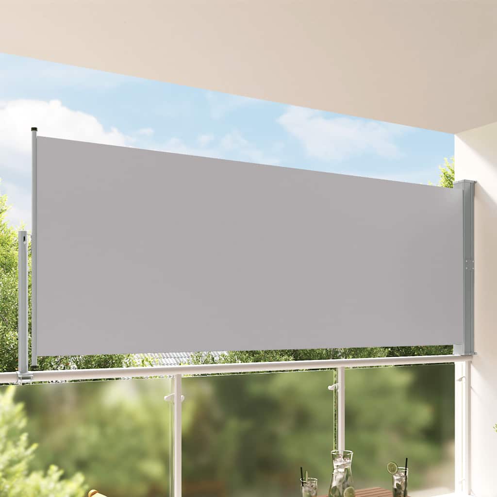 Ausziehbare Seitenmarkise 140x300 cm Grau