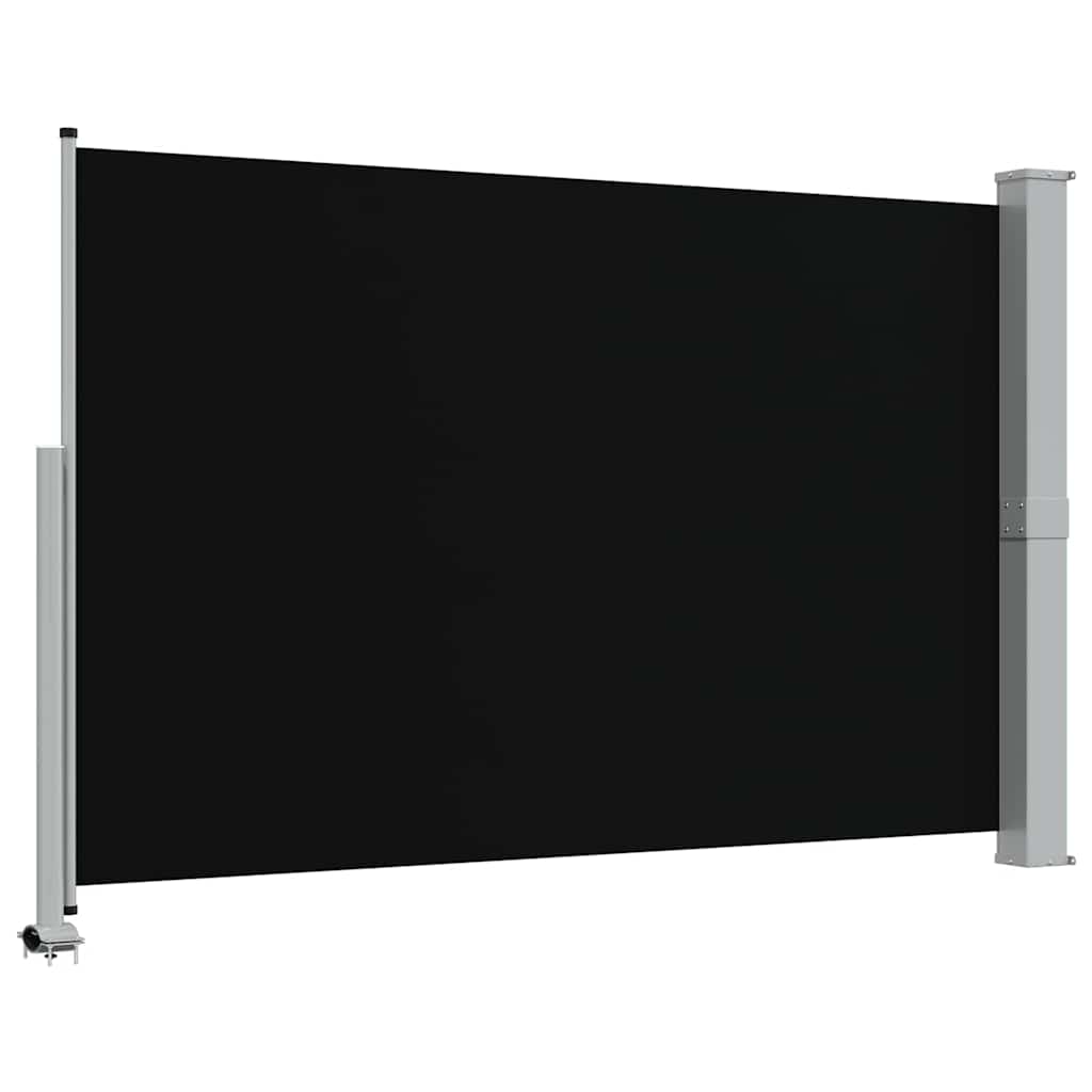 Ausziehbare Seitenmarkise 160x300 cm Schwarz