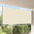 Ausziehbare Seitenmarkise 160x300 cm Creme