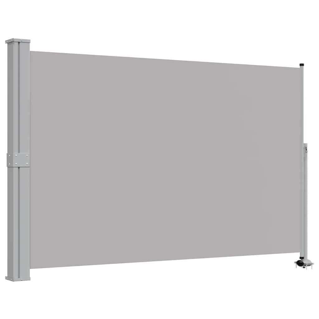 Einziehbare Seitenmarkise 160x300 cm Grau