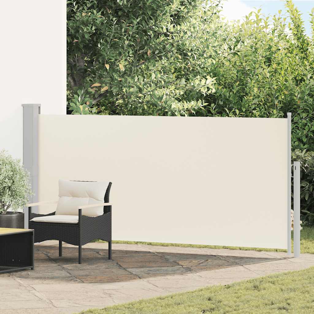 Ausziehbare Seitenmarkise 140x300 cm Creme