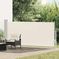 Ausziehbare Seitenmarkise 140x300 cm Creme
