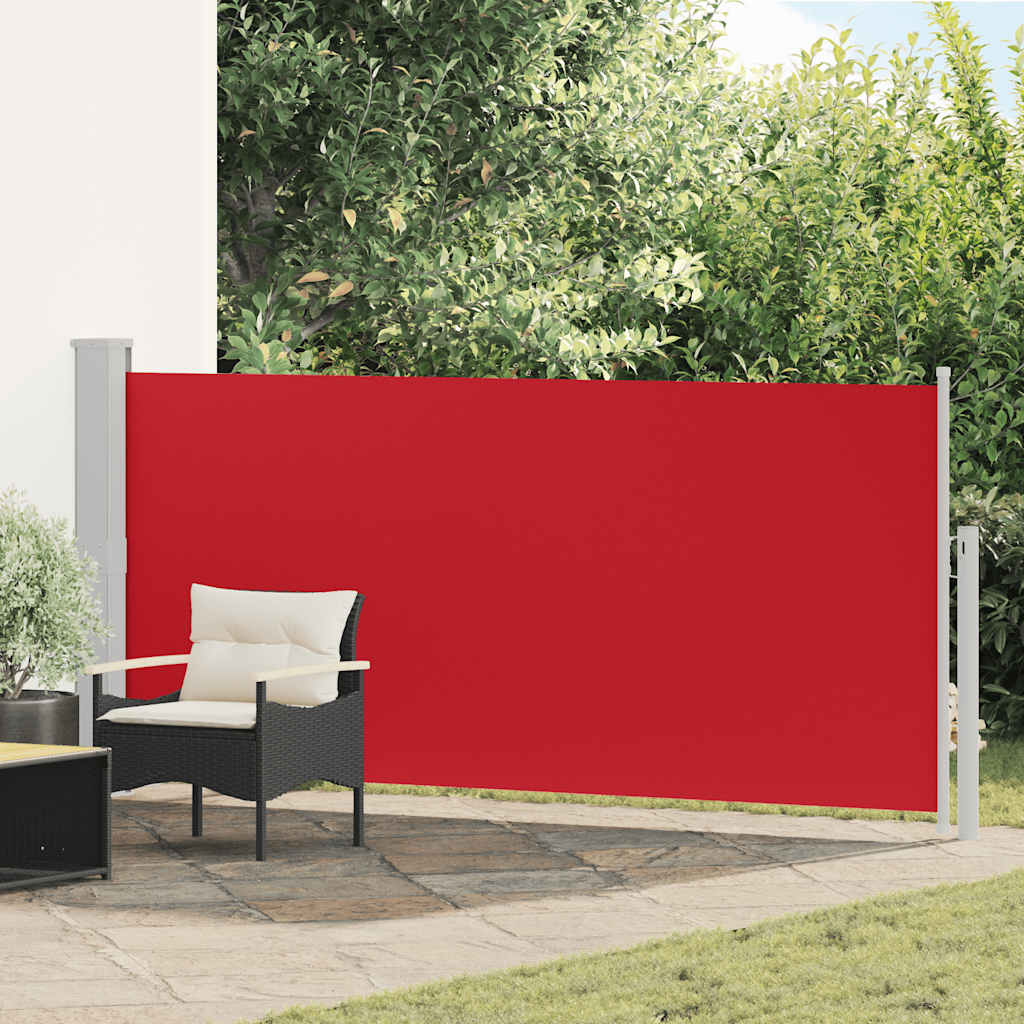 Ausziehbare Seitenmarkise 140x300 cm Rot