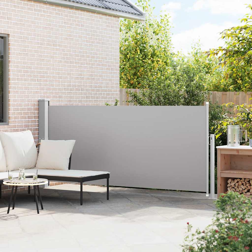 Ausziehbare Seitenmarkise 140x300 cm Grau