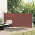 Ausziehbare Seitenmarkise 140x300 cm Braun