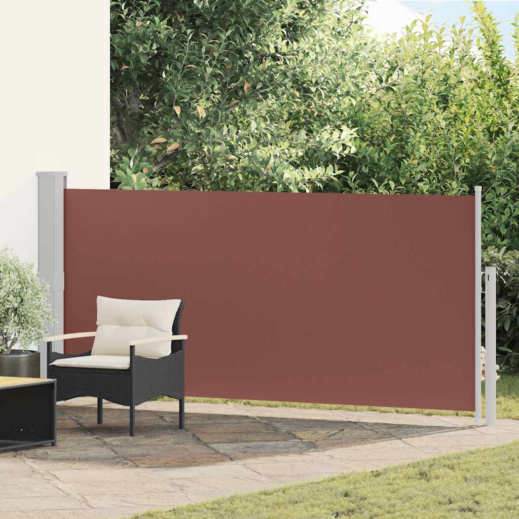 Ausziehbare Seitenmarkise 140x300 cm Braun