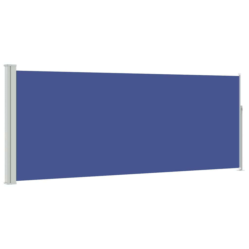 Ausziehbare Seitenmarkise 120x300 cm Blau